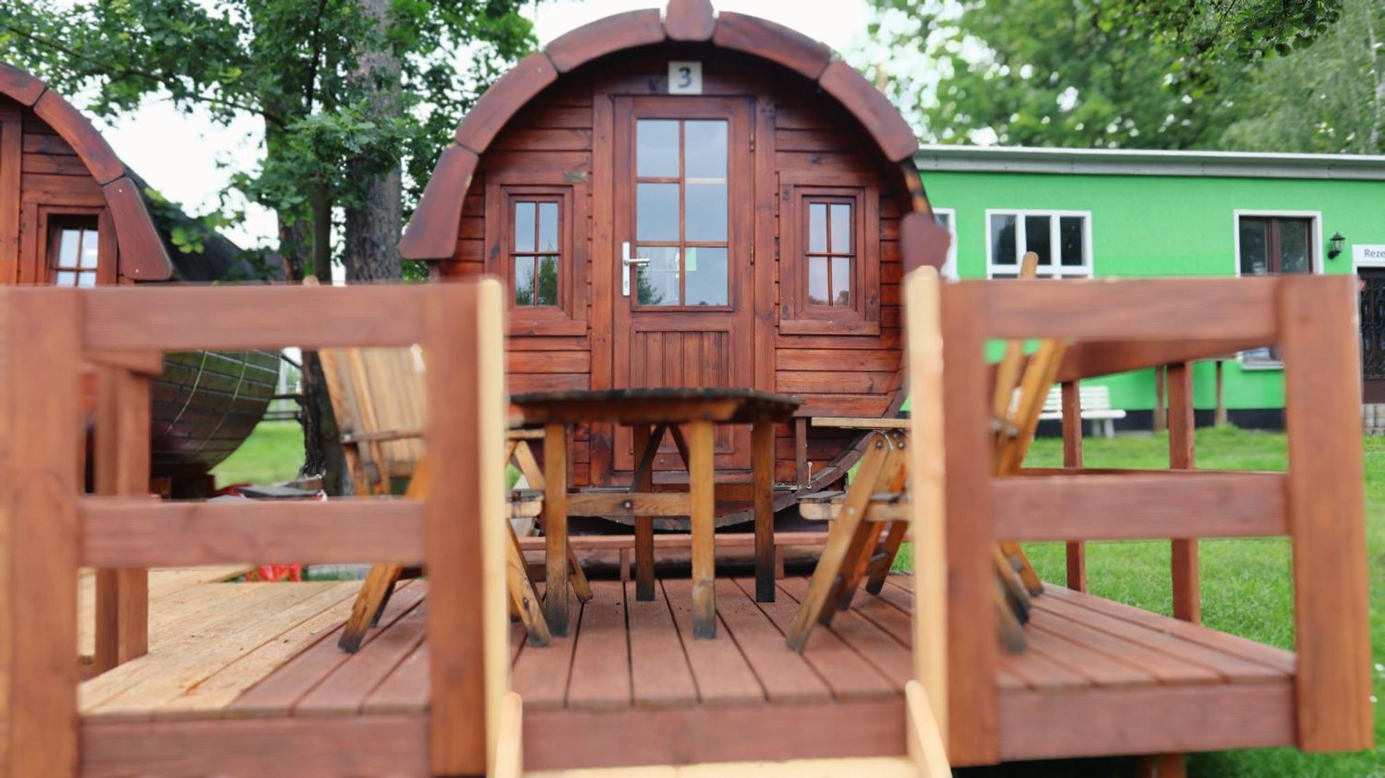 Campingplatz Koberbachtalsperre - Campingfass Mieten Langenbernsdorf Eksteriør bilde