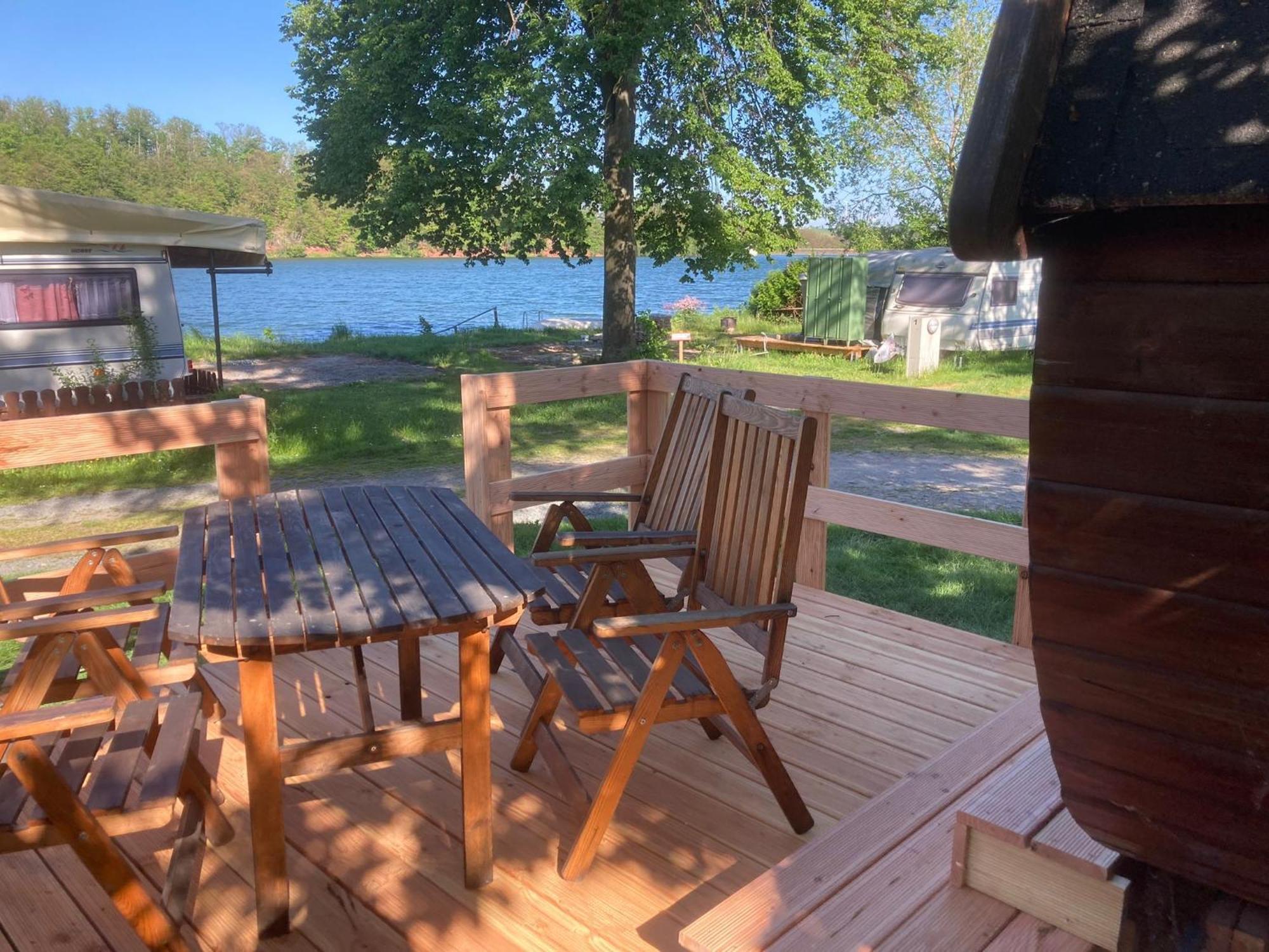 Campingplatz Koberbachtalsperre - Campingfass Mieten Langenbernsdorf Eksteriør bilde